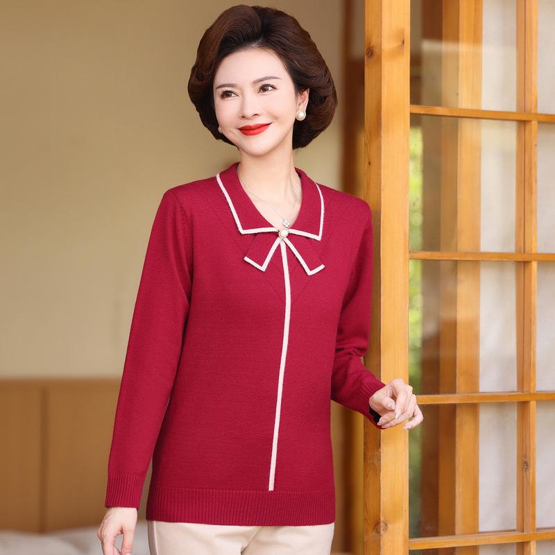 Chic Knitted Long-Sleeve Top for Young Moms - Spring & Autumn Layered Sweater with Lapels 4XL (recommended 130-140 jin)
Chic Knitted Long-Sleeve Top for Young Moms - Spring & Autumn Layered Sweater with Lapels 4XL (recommended 130-140 jin)