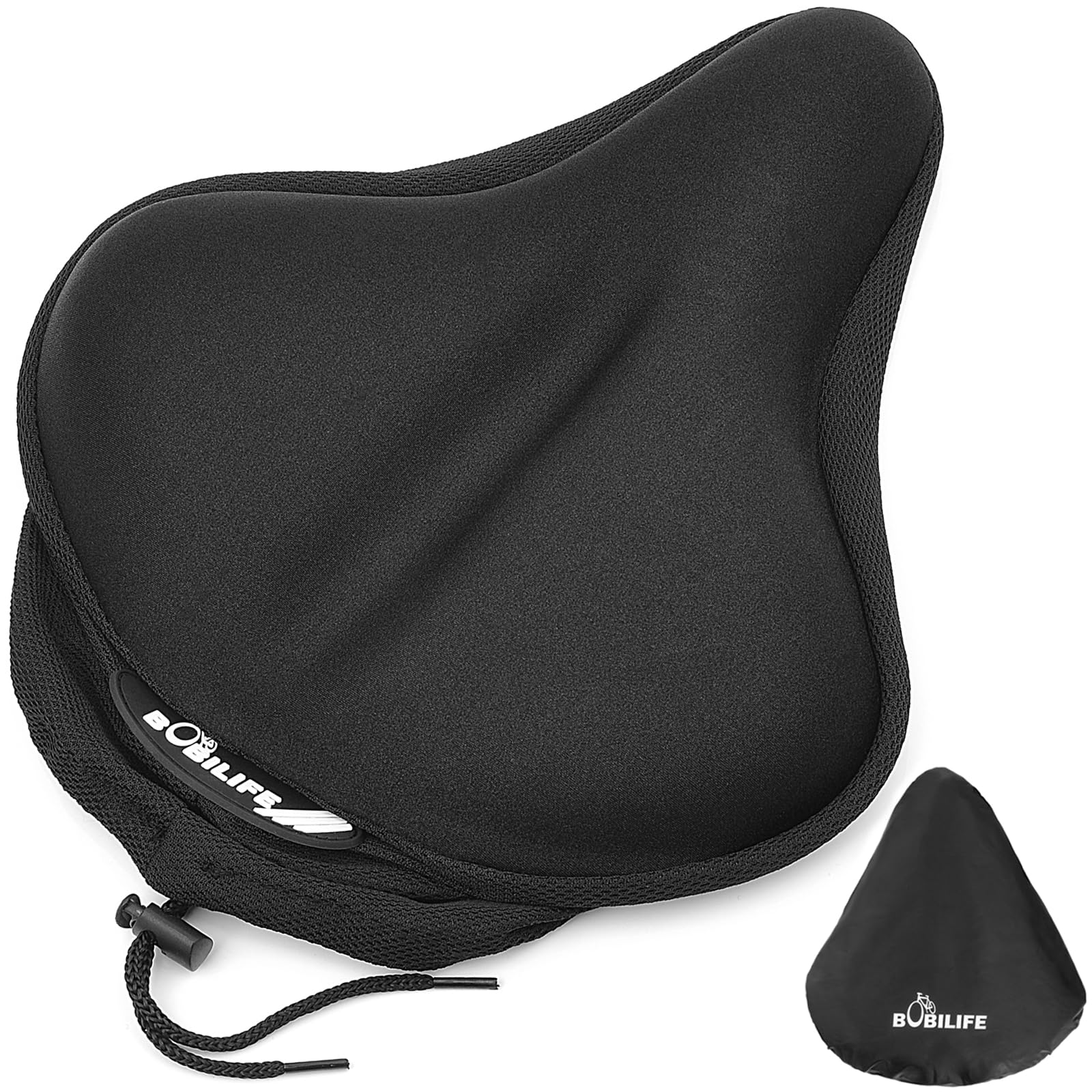 Thick Wide Gel Bike Seat Cushion with Rain Cover Large Comfortable for Your Memory Gel Foam Bike Saddle Seat Cushion Cover & - Surface, Bottom, (L) чёрный
Thick Wide Gel Bike Seat Cushion with Rain Cover Large Comfortable for Your Memory Gel Foam Bike Saddle Seat Cushion Cover & - Surface, Bottom, (L) чёрный