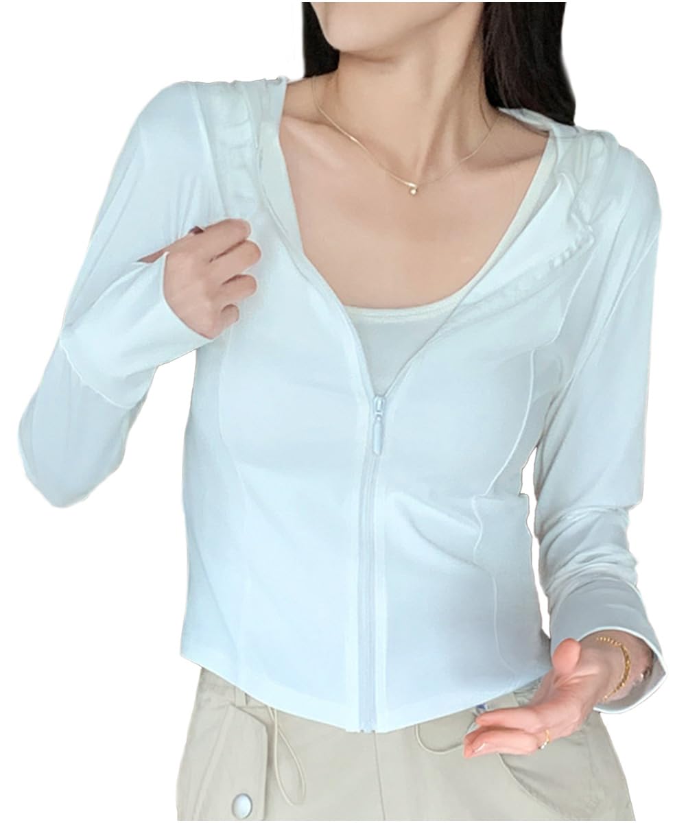 UV Protection Hoodie UPF40 Rashguard Cool UV Protection Sunscreen Thin Outdoor Leisure Sports Running Walking Stylish Hooded White S Women s
UV Protection Hoodie UPF40 Rashguard Cool UV Protection Sunscreen Thin Outdoor Leisure Sports Running Walking Stylish Hooded White S Women s
