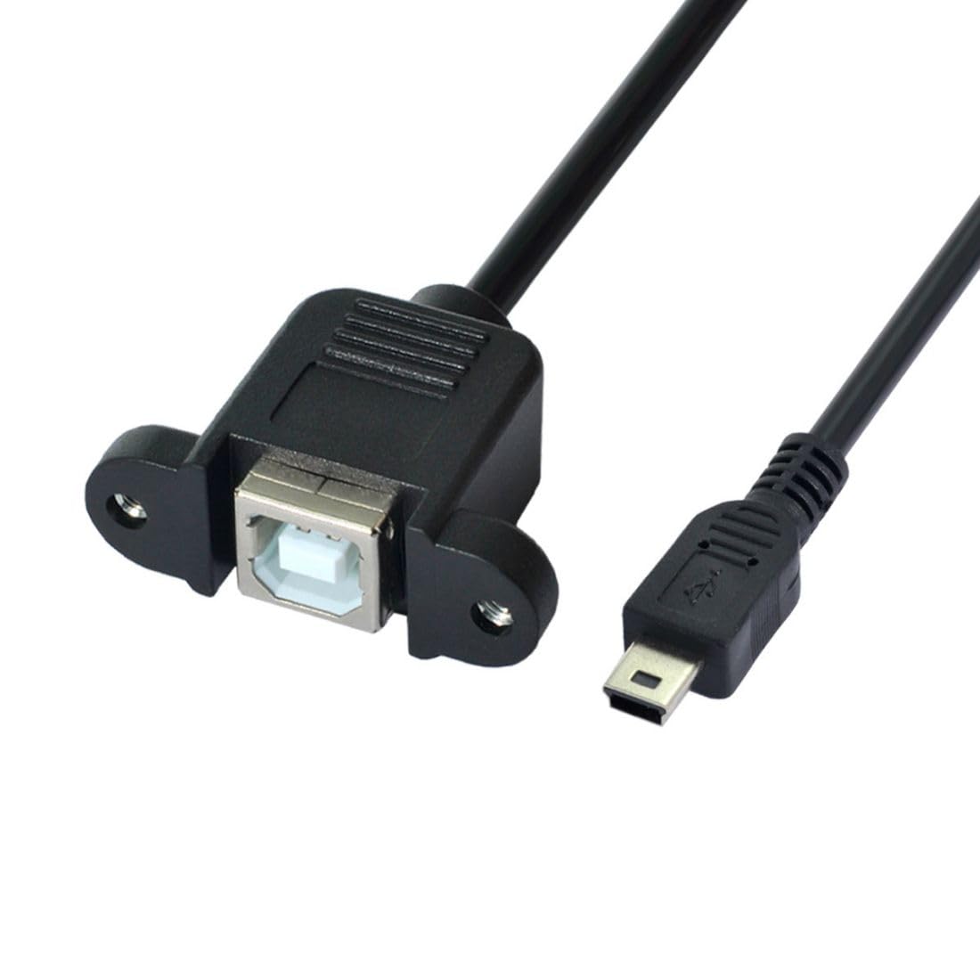 chenyang CY Mini USB Папа до USB B Мама Панельне кріплення з гвинтами 5-контактний кабель, 20 см, чорний
chenyang CY Mini USB Папа до USB B Мама Панельне кріплення з гвинтами 5-контактний кабель, 20 см, чорний