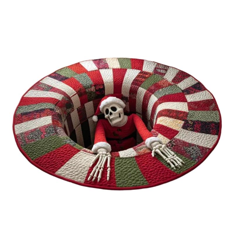 Velvets Round Rug With 3D Santa Print Design Optical Illusion Christmas Floor Mat Carpet For Family Use Bedroom Decors 60x60cm
Velvets Round Rug With 3D Santa Print Design Optical Illusion Christmas Floor Mat Carpet For Family Use Bedroom Decors 60x60cm