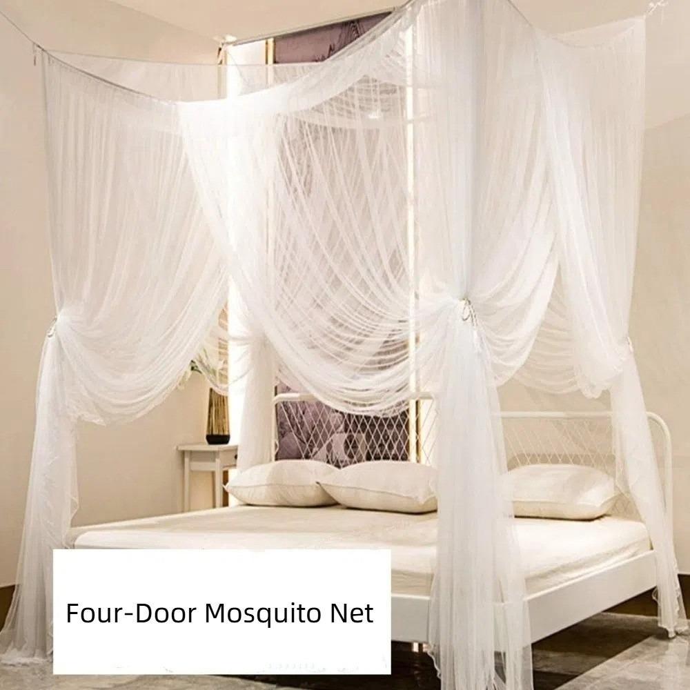 New Four-Door Mosquito Net Double Bed Size Breathable Insect Net Netting Prevent Square Mesh Cover Home
New Four-Door Mosquito Net Double Bed Size Breathable Insect Net Netting Prevent Square Mesh Cover Home