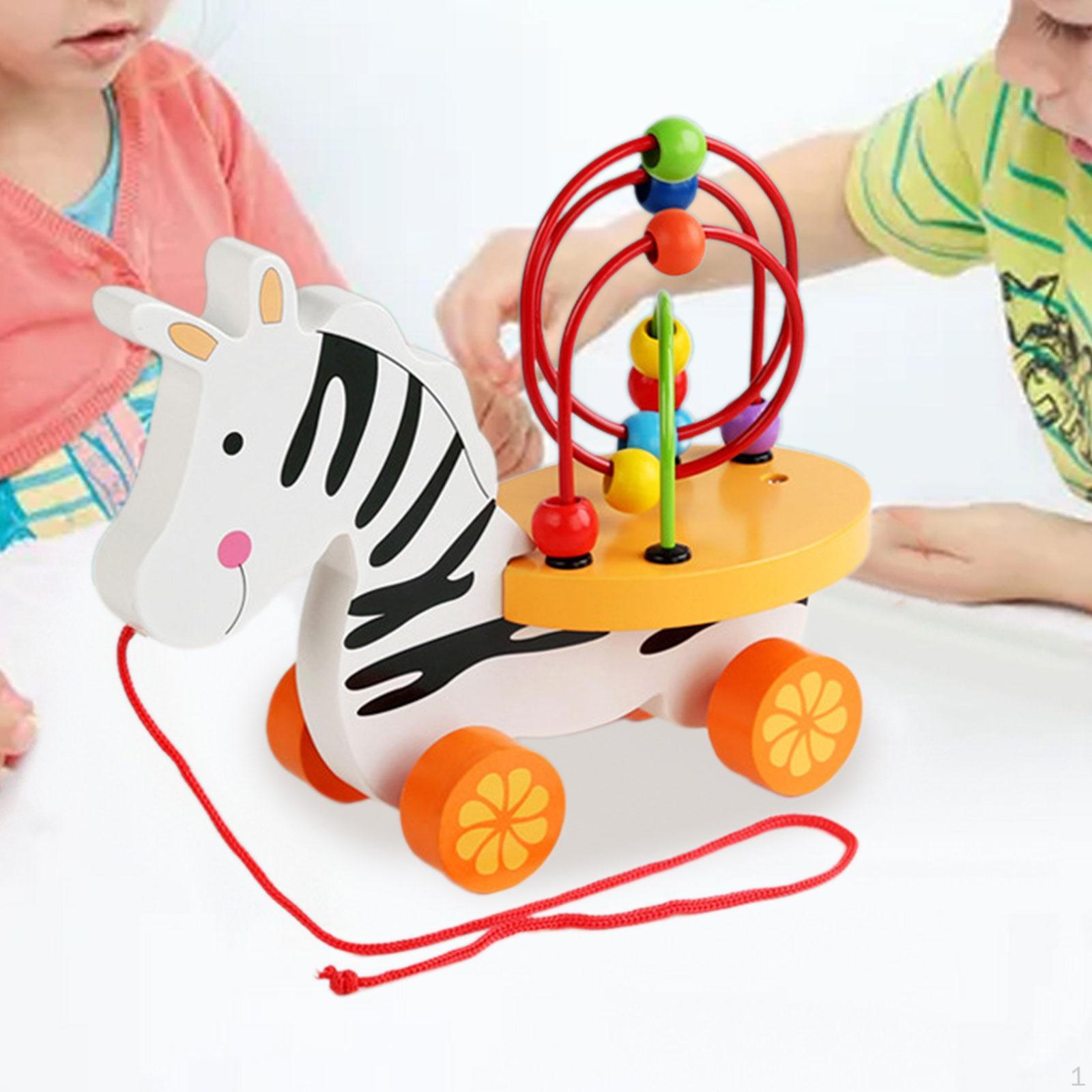 Игрушка-лабиринт из бисера, тяните за веревочку, многоцелевая развивающая круговая игрушка, красочный ролик zebra
Игрушка-лабиринт из бисера, тяните за веревочку, многоцелевая развивающая круговая игрушка, красочный ролик zebra