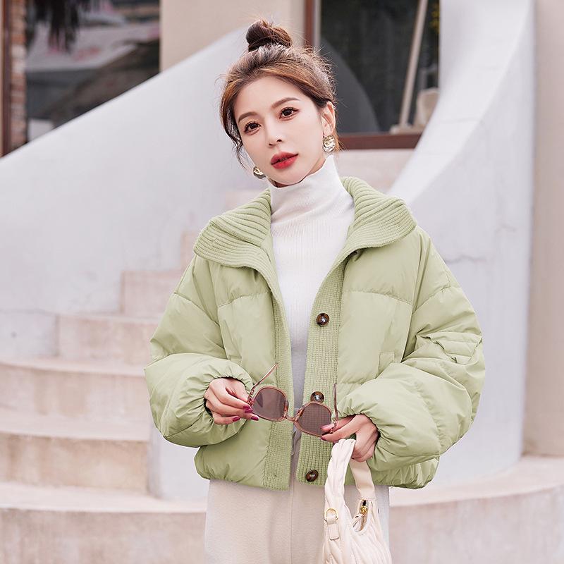 Design Sense Knitted Stand-Up Collar Down Jacket – New Winter Loose Short Style (ZQ78-1) XL (145-160 jin)
Design Sense Knitted Stand-Up Collar Down Jacket – New Winter Loose Short Style (ZQ78-1) XL (145-160 jin)