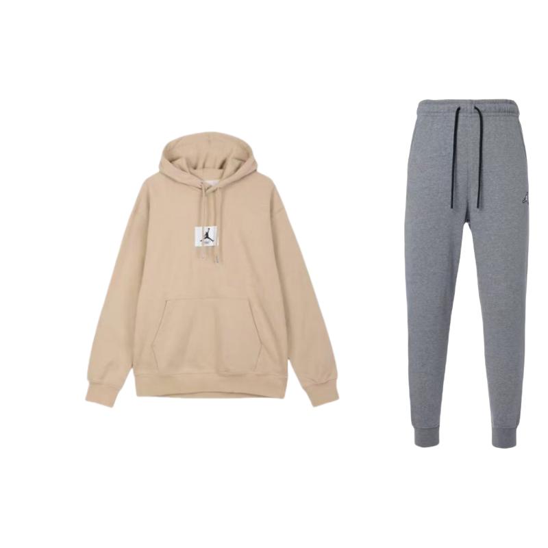 Jordan Letter Embroidered Hoodie And Drawstring Mid-Waist Long Pants Casual Sports Set Unisex sets DQ7341-091+DQ7339-201 L
Jordan Letter Embroidered Hoodie And Drawstring Mid-Waist Long Pants Casual Sports Set Unisex sets DQ7341-091+DQ7339-201 L