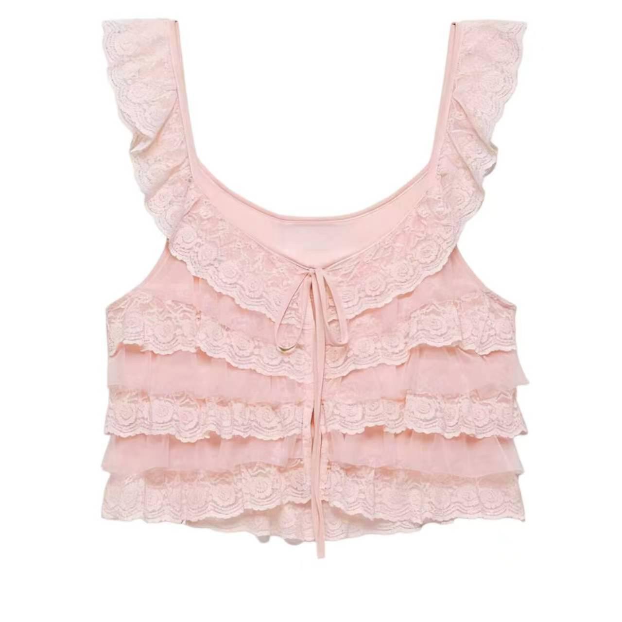 Handmade Embroidered French Lace Layered Strap Top 7521028 712 XS
Handmade Embroidered French Lace Layered Strap Top 7521028 712 XS