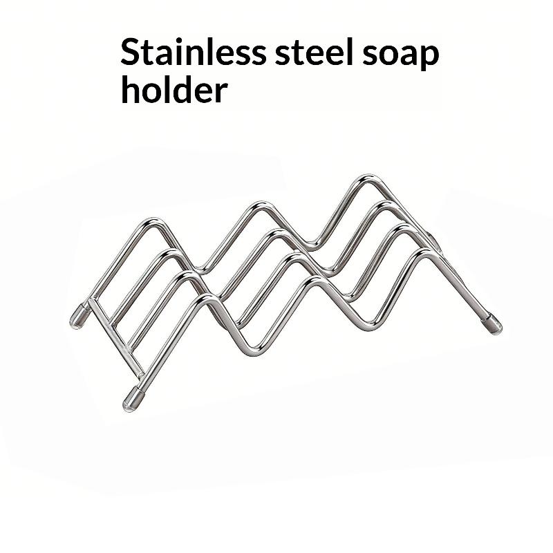 1pc Bathroom Countertop Soap Holder Soap Storage Draining Rack & Kitchen Sponge Storage Rack Durable Easy To Clean Organizer
1pc Bathroom Countertop Soap Holder Soap Storage Draining Rack & Kitchen Sponge Storage Rack Durable Easy To Clean Organizer