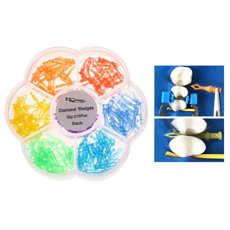 40/210 Pcs Dental Disposable Plastic Wedges Diamond Wedges Interdental Teeth Gap Wedge Matrix Adaptive Dentist Materials
40/210 Pcs Dental Disposable Plastic Wedges Diamond Wedges Interdental Teeth Gap Wedge Matrix Adaptive Dentist Materials