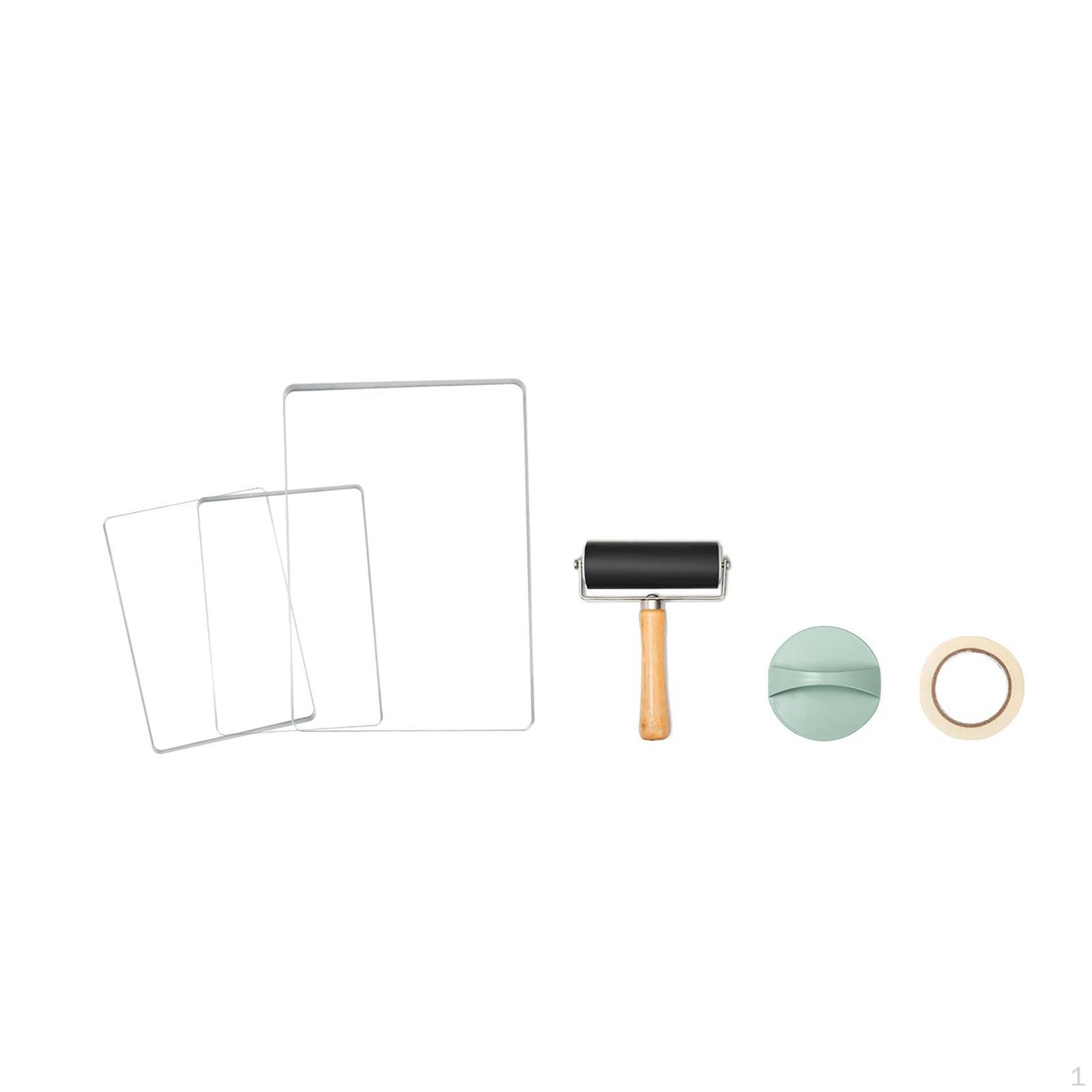 Gel Printing Plate Kit Printmaking Tool Washable Multifunction DIY Reusable for Diary Journaling Art
Gel Printing Plate Kit Printmaking Tool Washable Multifunction DIY Reusable for Diary Journaling Art