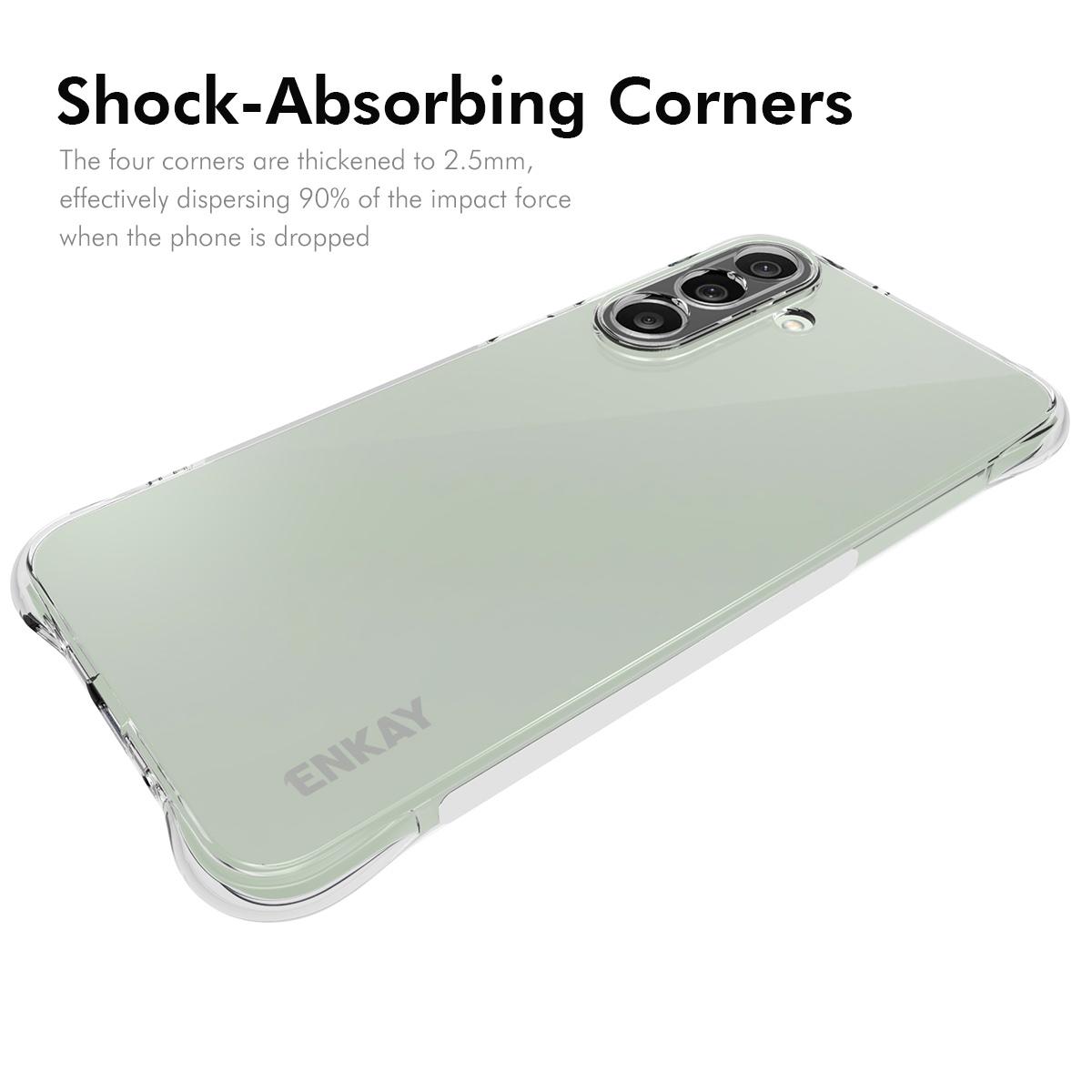 For Samsung Galaxy M56 5G Clear Phone Case ENKAY HAT PRINCE Shockproof Anti-slip TPU Cover Transparent
For Samsung Galaxy M56 5G Clear Phone Case ENKAY HAT PRINCE Shockproof Anti-slip TPU Cover Transparent