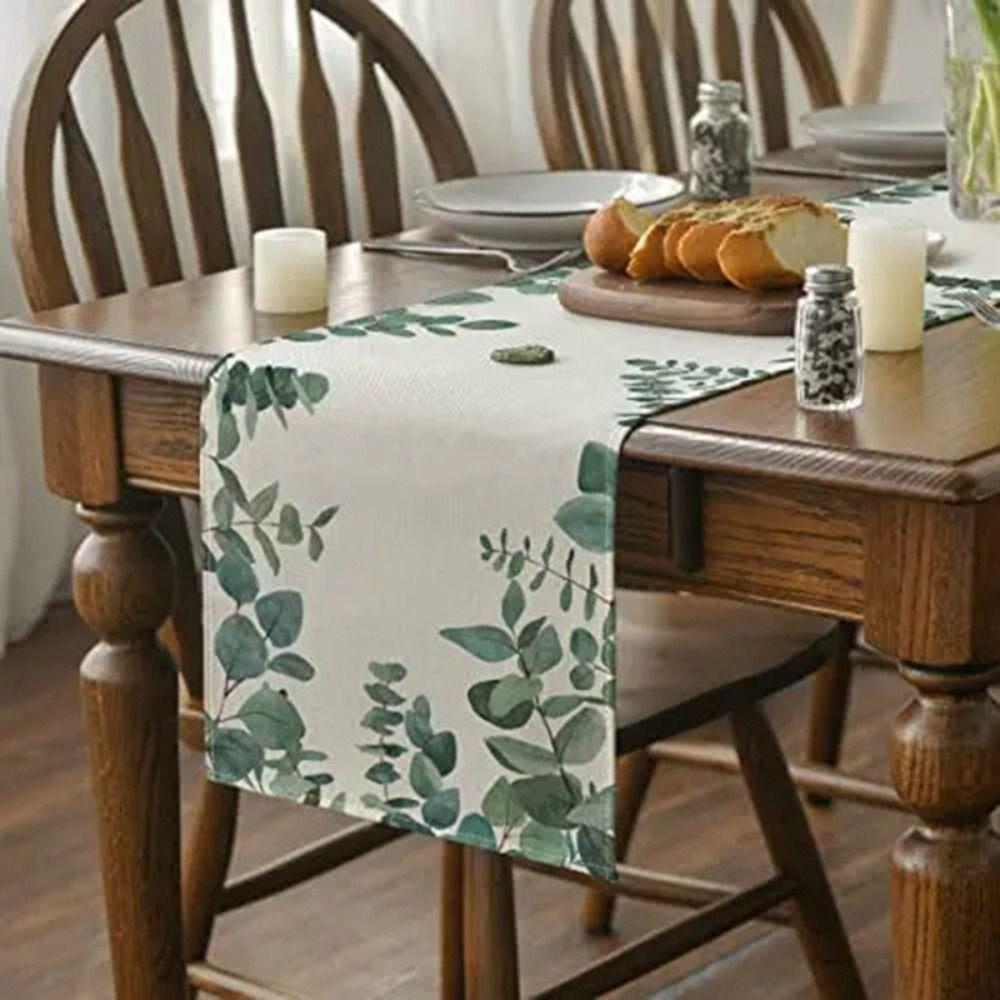 Eucalyptus Pattern Eucalyptus Leaves Table Runner Pastoral Style Tablecloth Home Decoration 33X90CM-B
Eucalyptus Pattern Eucalyptus Leaves Table Runner Pastoral Style Tablecloth Home Decoration 33X90CM-B