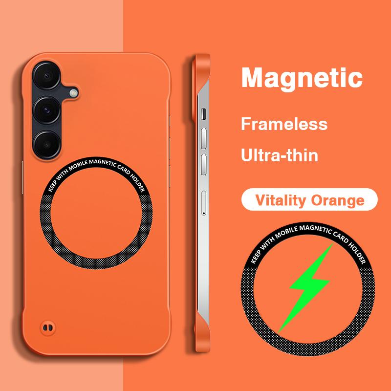 Hard PC Frameless Armor Phone Case for Samsung Galaxy A55 5G High Qualtiy Magnetic Thin Candy Tough Anti-Scratch Back Cover Capa Galaxy A55
Hard PC Frameless Armor Phone Case for Samsung Galaxy A55 5G High Qualtiy Magnetic Thin Candy Tough Anti-Scratch Back Cover Capa Galaxy A55