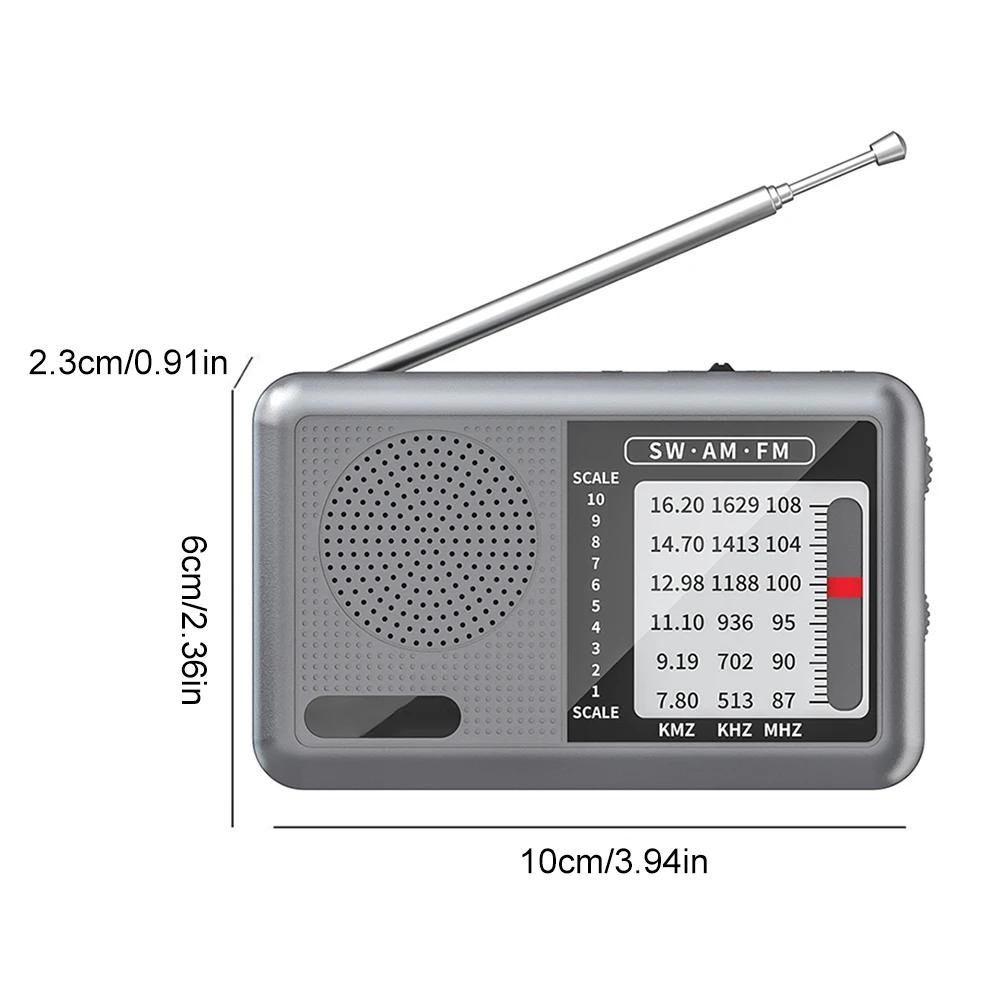 Small Portable Radio Mini FM AM SW Battery Operated Emergency Survival Rechargeable Earphone Pocket Radio Crank Indoor Outdoor сірий
Small Portable Radio Mini FM AM SW Battery Operated Emergency Survival Rechargeable Earphone Pocket Radio Crank Indoor Outdoor сірий