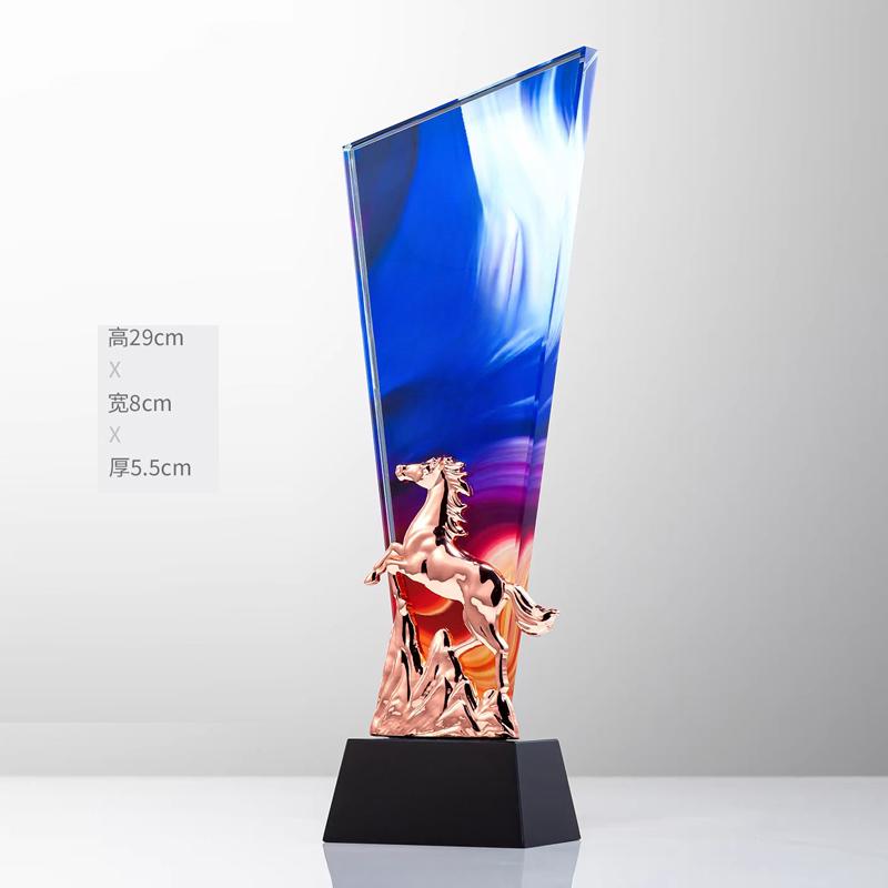 Customized Horse-shaped Resin Crystal Trophy Color Printing Prize Sports Award Outstanding Employee Souvenir Home Decoration 1Pc
Customized Horse-shaped Resin Crystal Trophy Color Printing Prize Sports Award Outstanding Employee Souvenir Home Decoration 1Pc