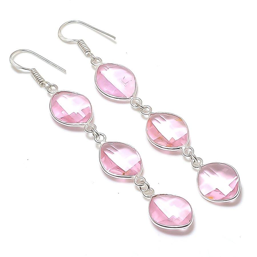 Натуральний Рожевий Камінь Кунзит Ювелірна Сережка зі Стерлінгового Срібла 925 проби 3,15 AEE-11282
Натуральний Рожевий Камінь Кунзит Ювелірна Сережка зі Стерлінгового Срібла 925 проби 3,15 AEE-11282