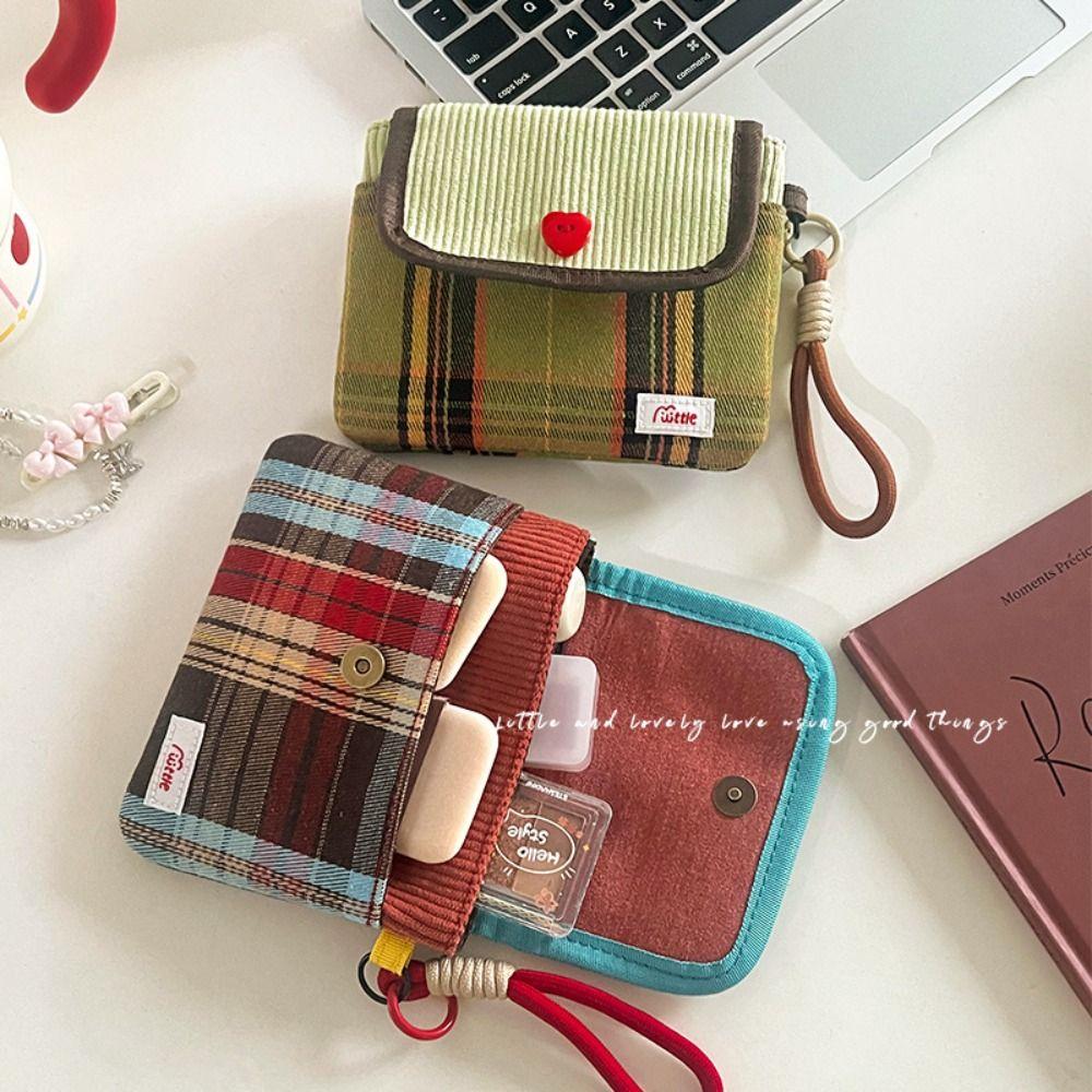 Large Capacity Mini Cosmetic Bag Makeup Bag Grid Pattern Purse Sanitary Napkin Storage Bag Outdoor зелений
Large Capacity Mini Cosmetic Bag Makeup Bag Grid Pattern Purse Sanitary Napkin Storage Bag Outdoor зелений