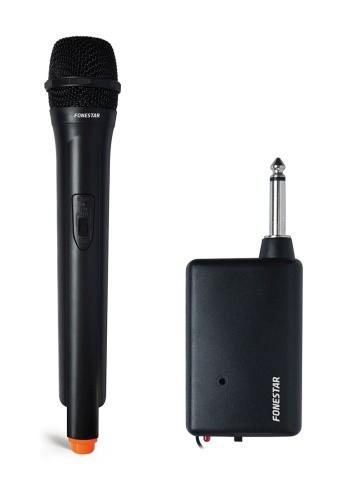 Fonestar IK-163 - Handheld VHF wireless microphone, Fonestar чорний 
Fonestar IK-163 - Handheld VHF wireless microphone, Fonestar чорний
