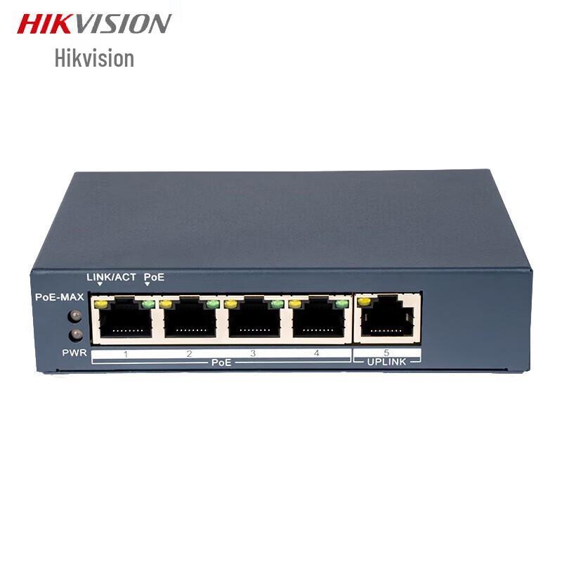 Hikvision DS-3E1505P-60W-E 5-Port Gigabit PoE Managed Switch
Hikvision DS-3E1505P-60W-E 5-Port Gigabit PoE Managed Switch