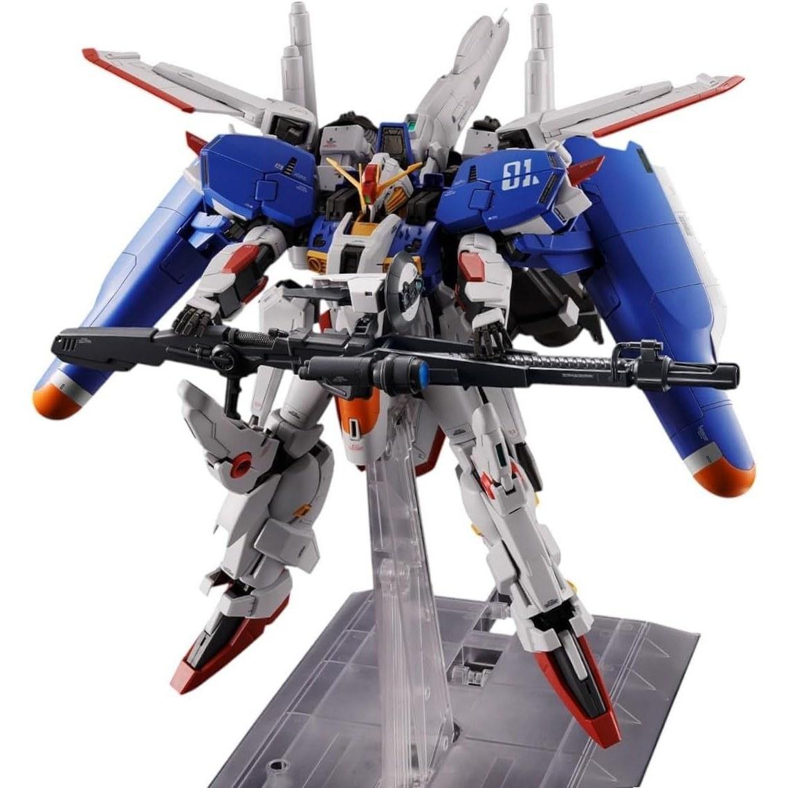 MG Gundam Sentinel Ex-S Gundam/S (Task Force Alpha Ver.) 1/100 scale color-separated plastic model.
MG Gundam Sentinel Ex-S Gundam/S (Task Force Alpha Ver.) 1/100 scale color-separated plastic model.
