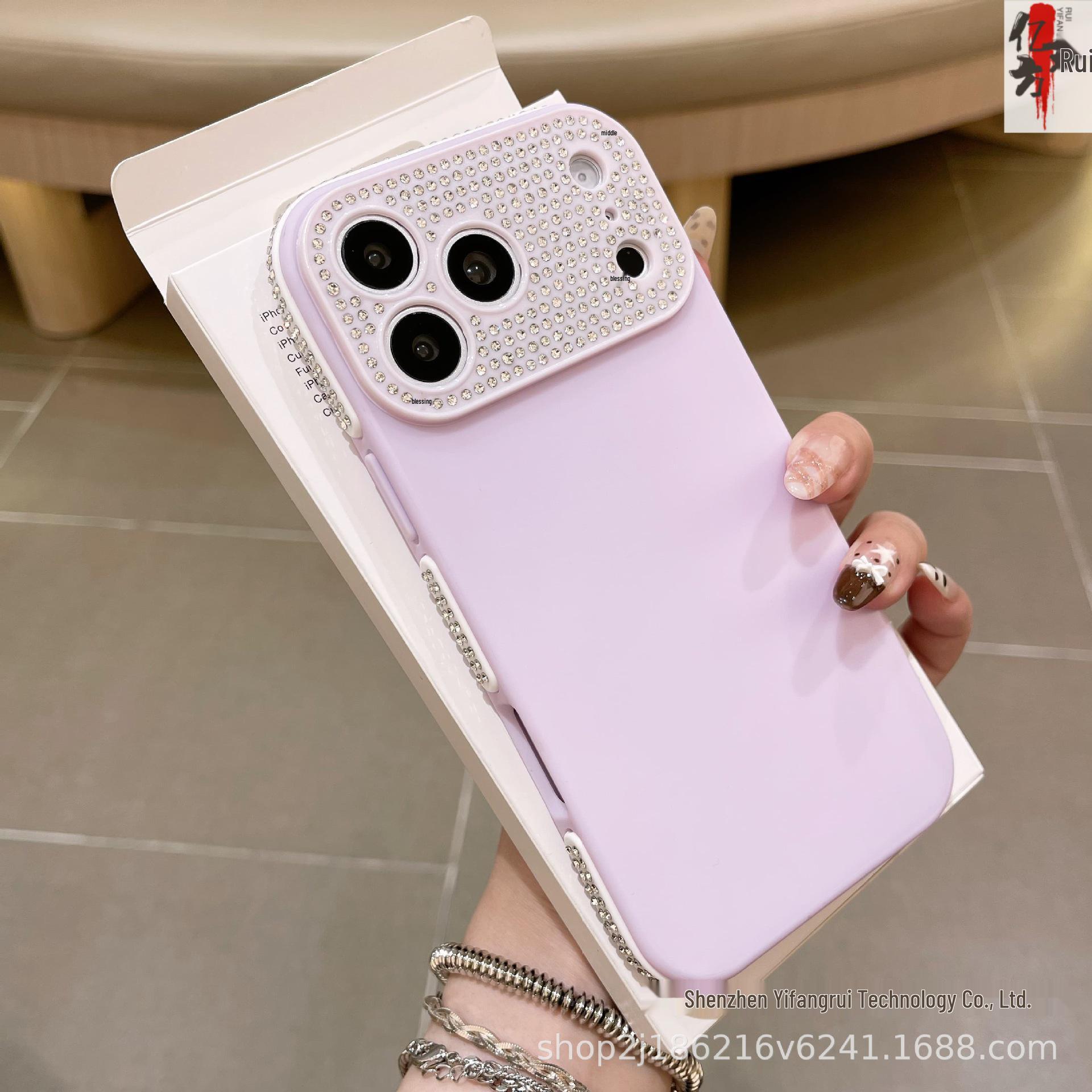 Luxury Rhinestone Matte Protective Case for iPhone 17 Pro Max, 16, and 15 – Instantly Transforms into a Large Window View 17 Pro
Luxury Rhinestone Matte Protective Case for iPhone 17 Pro Max, 16, and 15 – Instantly Transforms into a Large Window View 17 Pro