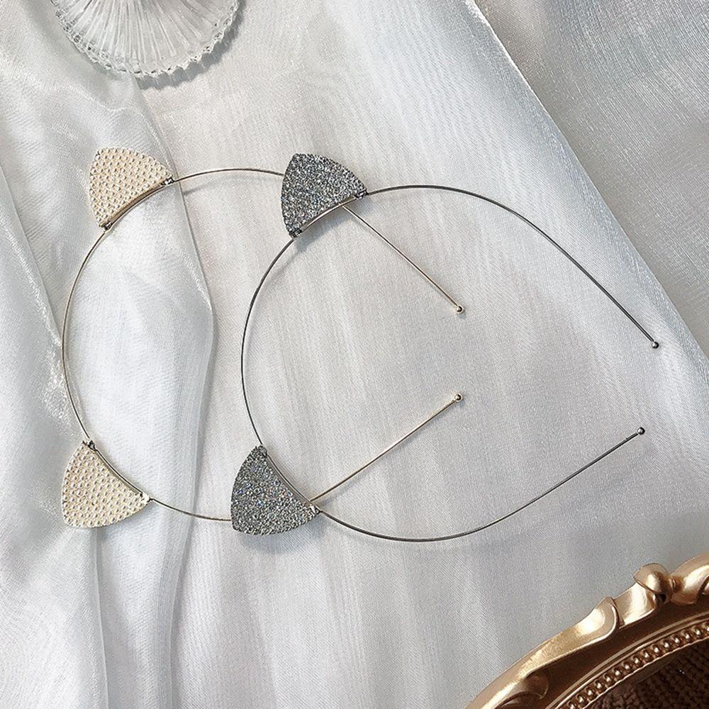 Girls Makeup Pearl Headwear Women Headband Cat Ear Hair Hoop Korean Style Headband Hair Accessories
Girls Makeup Pearl Headwear Women Headband Cat Ear Hair Hoop Korean Style Headband Hair Accessories