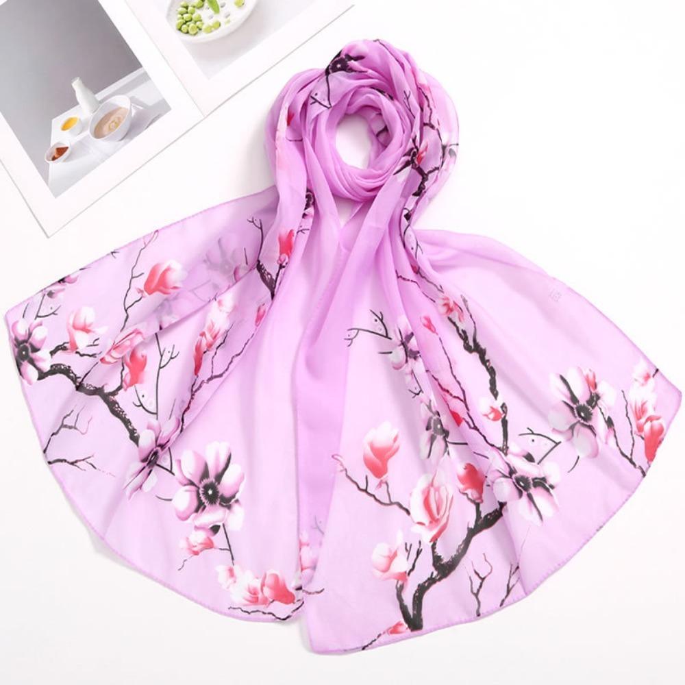 Soft Floral Printed Hijab UV Protection Long Head Wraps Fashion Chiffon Scarf 10
Soft Floral Printed Hijab UV Protection Long Head Wraps Fashion Chiffon Scarf 10