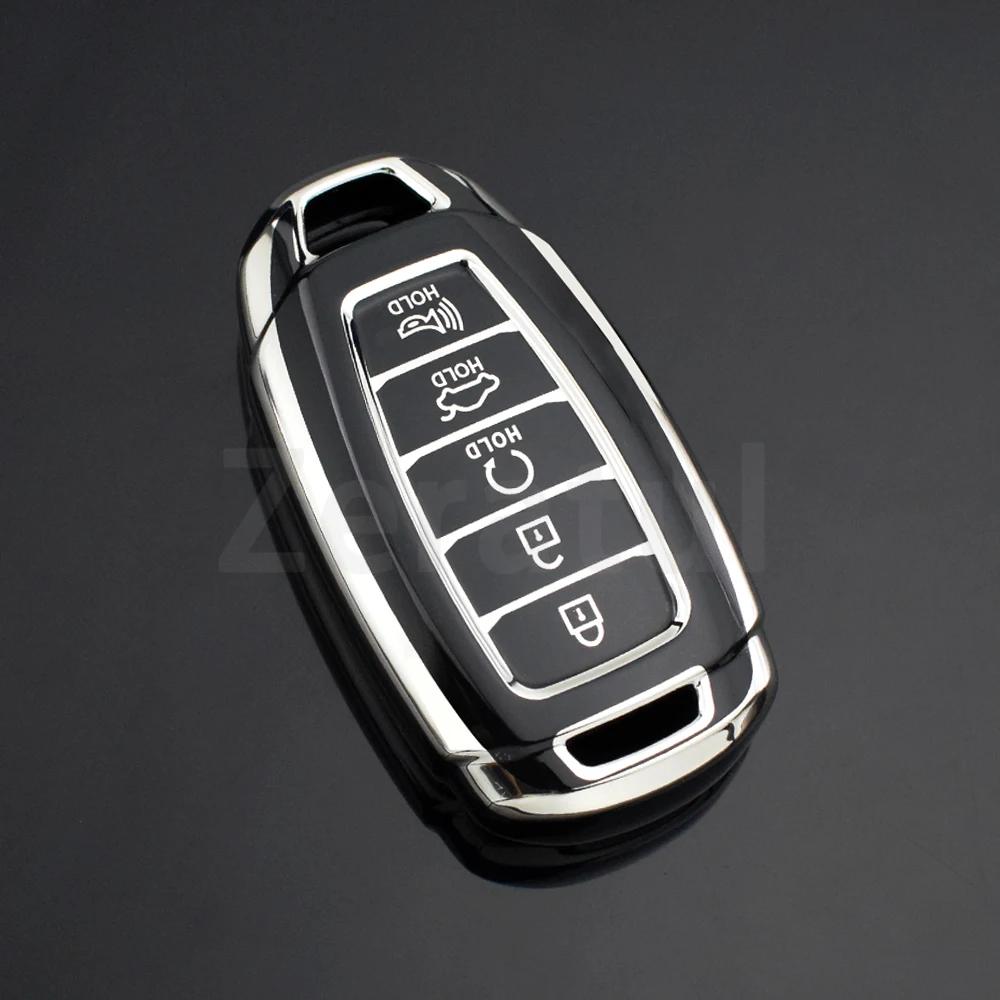3/4/5 Button Tpu Car Key Case Cover Keychain For Hyundai Kona Encino Solaris Azera Grandeur Ig Accent I30 Ix35 Santa Fe Palisade
3/4/5 Button Tpu Car Key Case Cover Keychain For Hyundai Kona Encino Solaris Azera Grandeur Ig Accent I30 Ix35 Santa Fe Palisade