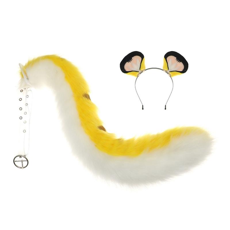 Handmade Plush Tigers Ears Headband and Faux Furs Tail for Halloween Cosplay Party Costumes Accessories for Kids-Adults 1
Handmade Plush Tigers Ears Headband and Faux Furs Tail for Halloween Cosplay Party Costumes Accessories for Kids-Adults 1