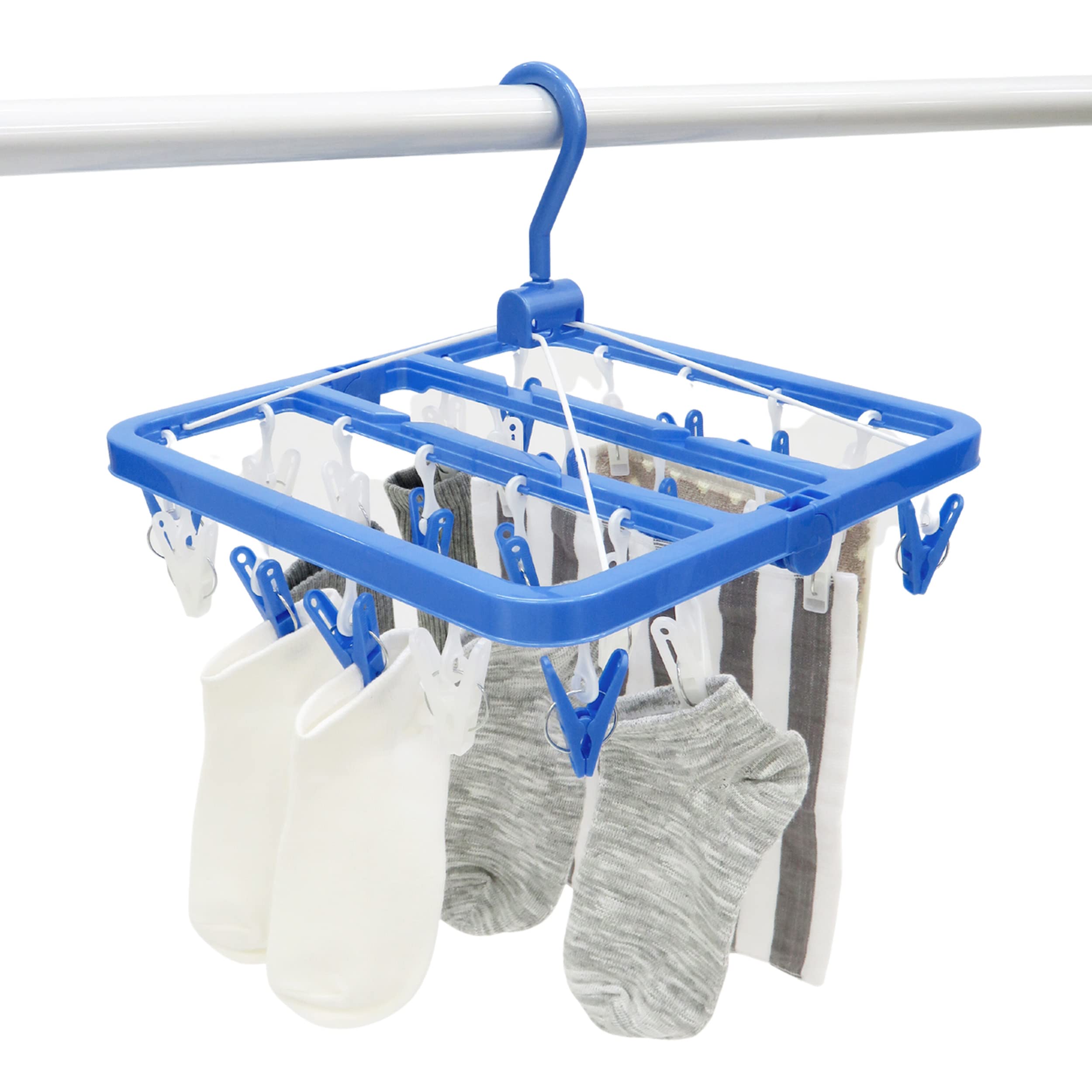 Towa Sangyo NSR Small Item Drying Hanger, Blue, 24 Pinch, for Indoor Drying
Towa Sangyo NSR Small Item Drying Hanger, Blue, 24 Pinch, for Indoor Drying