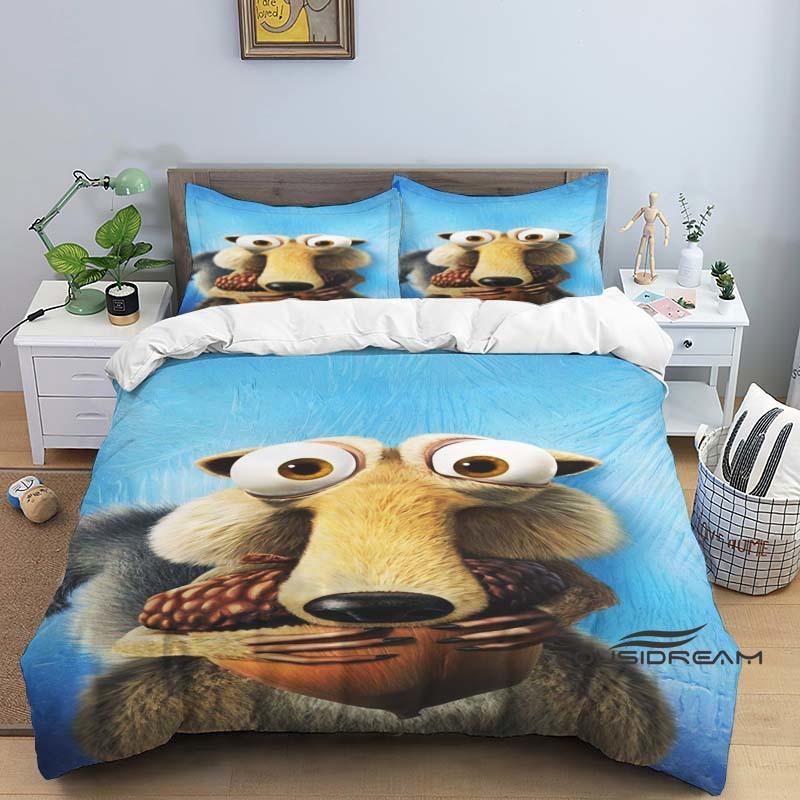 Ice Age Animated Film Duvet and Pillowcase Set, Children s Bedding Set, Bedroom Decoration Holiday Gift. 135X200cm
Ice Age Animated Film Duvet and Pillowcase Set, Children s Bedding Set, Bedroom Decoration Holiday Gift. 135X200cm