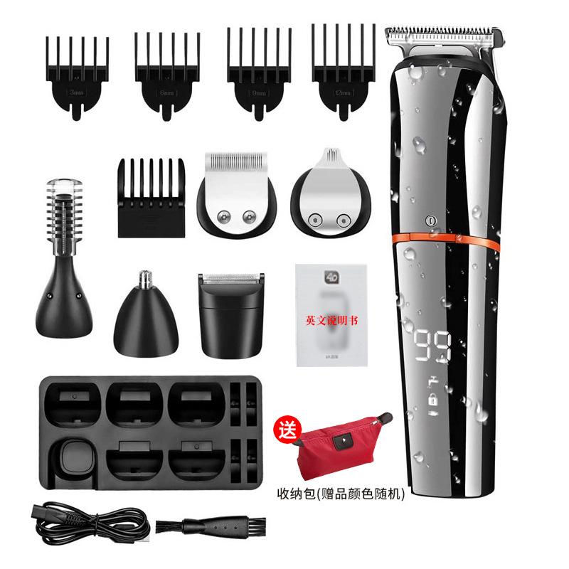 10 в 1 многофункциональный триммер для мужчин, набор для ухода за лицом, бородой и телом, электрический парикмахерский триммер для носа, перезаряжаемый With box
10 в 1 многофункциональный триммер для мужчин, набор для ухода за лицом, бородой и телом, электрический парикмахерский триммер для носа, перезаряжаемый With box