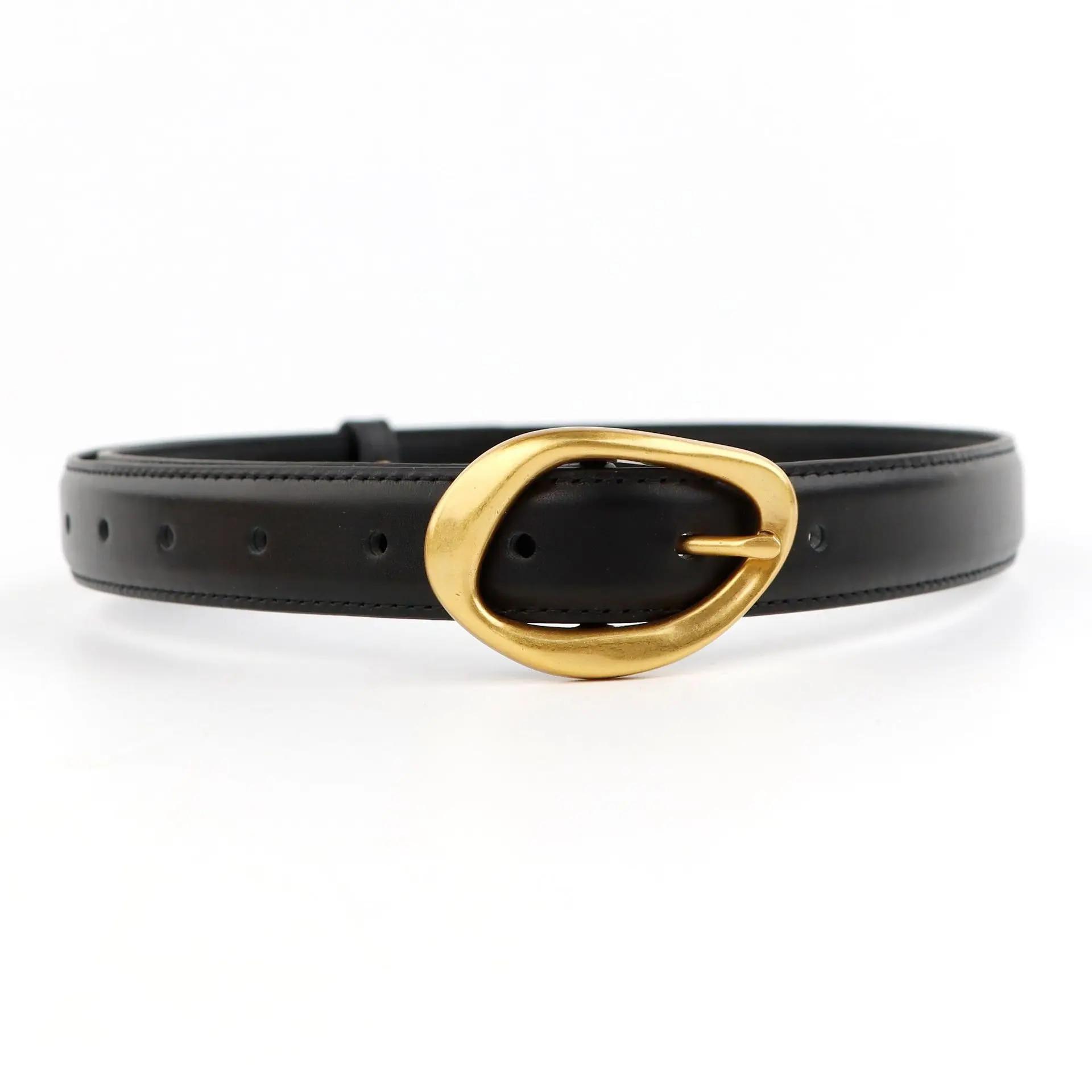 Pure Cowhide Genuine Cowhide Belt Women Retro Texture Simple Metal Buckle Pin Buckle Belt Waist Accessories Dress Jeans Belt
Pure Cowhide Genuine Cowhide Belt Women Retro Texture Simple Metal Buckle Pin Buckle Belt Waist Accessories Dress Jeans Belt