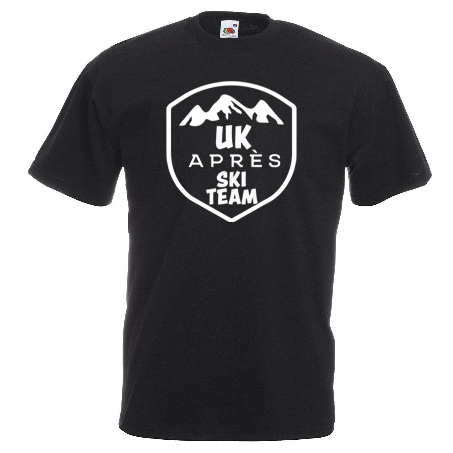 Mens UK Apres Ski Team Skiing Winter Mountain Sports Black Unisex 100% Cotton T-shirt Mens Tees Top S
Mens UK Apres Ski Team Skiing Winter Mountain Sports Black Unisex 100% Cotton T-shirt Mens Tees Top S