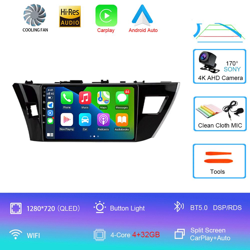 Автомобильное радио Android 14 для Toyota Corolla 2014 2015 2016 Levin Ralink 2013 - 2018 Carplay Auto GPS BT навигация видео 2Din стерео
Автомобильное радио Android 14 для Toyota Corolla 2014 2015 2016 Levin Ralink 2013 - 2018 Carplay Auto GPS BT навигация видео 2Din стерео