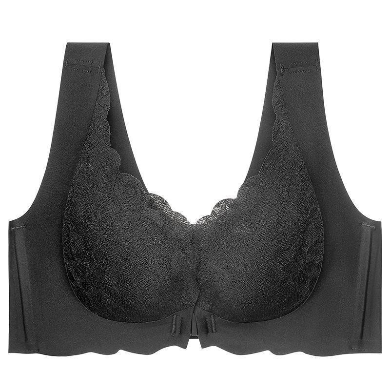 Manny Queen Lace Shangpin bra gathers without steel ring, sports front buckle, physical quality customization 40/90c thin cup чорний
Manny Queen Lace Shangpin bra gathers without steel ring, sports front buckle, physical quality customization 40/90c thin cup чорний