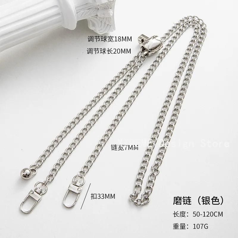 120cm Bags Chains Gold Belt Hardware Handbag Accessory Metal Alloy Bag Chain Strap for Women Bag Belt Straps Bag Accessories 50-120cm adjustable
120cm Bags Chains Gold Belt Hardware Handbag Accessory Metal Alloy Bag Chain Strap for Women Bag Belt Straps Bag Accessories 50-120cm adjustable