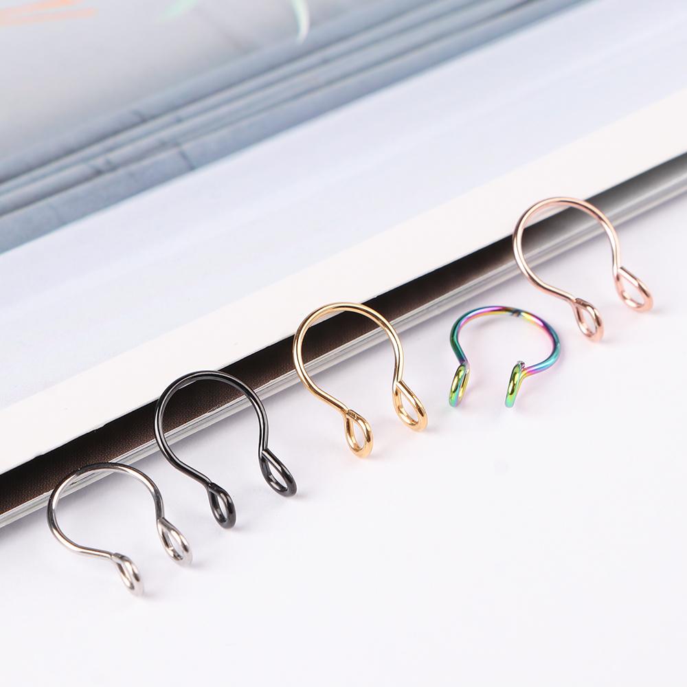 Hoop Nose Jewelry Stainless Steel Pircing Piercing Jewelry Nose Stud Fake Nose Ring Nose Piercing
Hoop Nose Jewelry Stainless Steel Pircing Piercing Jewelry Nose Stud Fake Nose Ring Nose Piercing
