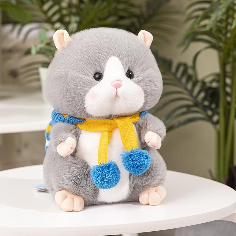 Cute Gold Silk Bear Hamster Plush Toy Fat Hamster Doll Birthday Gift Pillow Doll Toy 30cm 30cm/11.81in сірий колір
Cute Gold Silk Bear Hamster Plush Toy Fat Hamster Doll Birthday Gift Pillow Doll Toy 30cm 30cm/11.81in сірий колір
