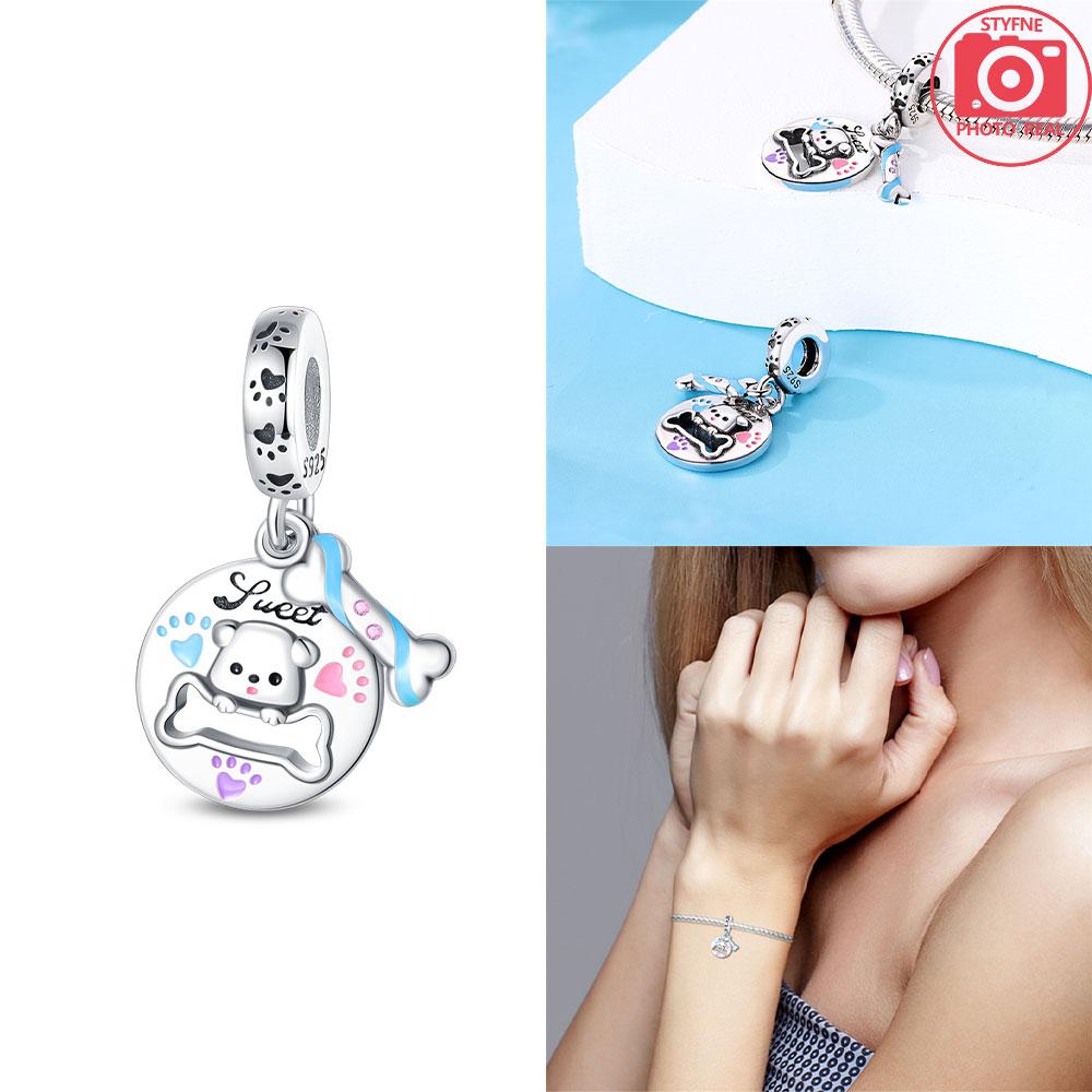 925 Silver Pink Cute Pet Charms Cat Bone Claw Printed Beads Pendant Fit Women Fine DIY Birthday Jewelry Exquisite Gifts
925 Silver Pink Cute Pet Charms Cat Bone Claw Printed Beads Pendant Fit Women Fine DIY Birthday Jewelry Exquisite Gifts