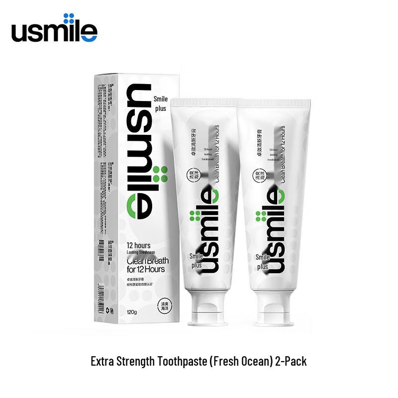 Usmile Thin Ice Ocean Fresh Toothpaste (2x120g)
Usmile Thin Ice Ocean Fresh Toothpaste (2x120g)