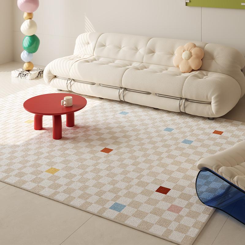 VIKAMA Summer Simple Plaid Cream Dopamine Rug Living Room Sofa Coffee Table Footrest Bedroom Bedside Floor Mat Machine Washable 80X120CM(2.6X3.9FT
VIKAMA Summer Simple Plaid Cream Dopamine Rug Living Room Sofa Coffee Table Footrest Bedroom Bedside Floor Mat Machine Washable 80X120CM(2.6X3.9FT