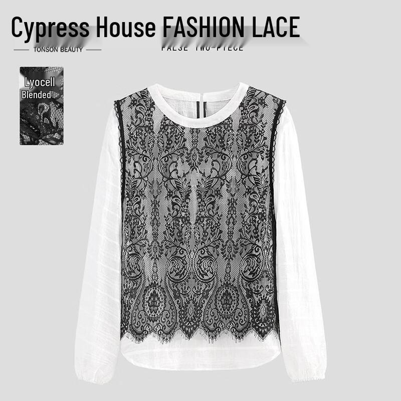 Women s Elegant Faux Two-Piece Lyocell Color Block Long Sleeve Shirt M
Women s Elegant Faux Two-Piece Lyocell Color Block Long Sleeve Shirt M