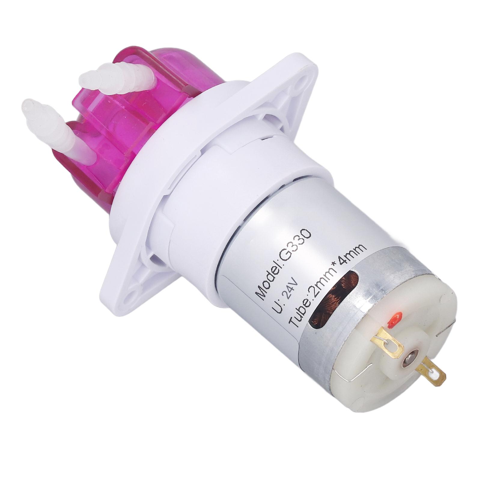 Peristaltic Pump Mini DC Micro Circulating Electric Self Priming Liquid Dosing Pump 5000RPM 24V
Peristaltic Pump Mini DC Micro Circulating Electric Self Priming Liquid Dosing Pump 5000RPM 24V