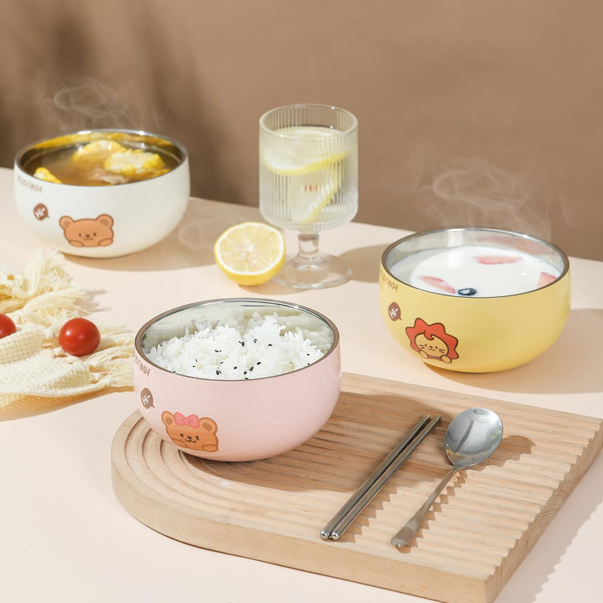 WORTHBUY 316 Stainless Steel Soup Bowl Large Capacity Round Rice Bowl With Cutlery Kitchen Tableware Children Food Container
WORTHBUY 316 Stainless Steel Soup Bowl Large Capacity Round Rice Bowl With Cutlery Kitchen Tableware Children Food Container