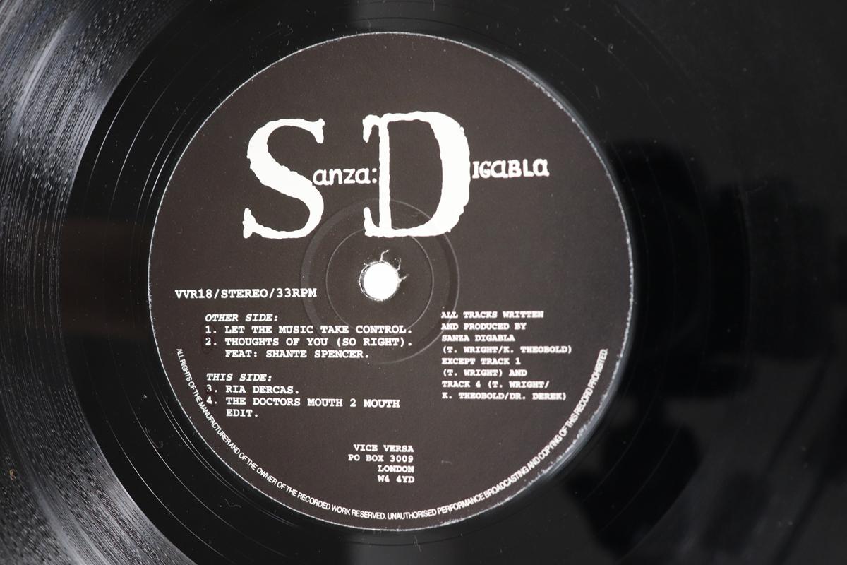 12inch Record SANZADIGABLA Let The Music Take Control VVR18 Vice Versa Reco 1994 UK Dance Electronica Used
12inch Record SANZADIGABLA Let The Music Take Control VVR18 Vice Versa Reco 1994 UK Dance Electronica Used