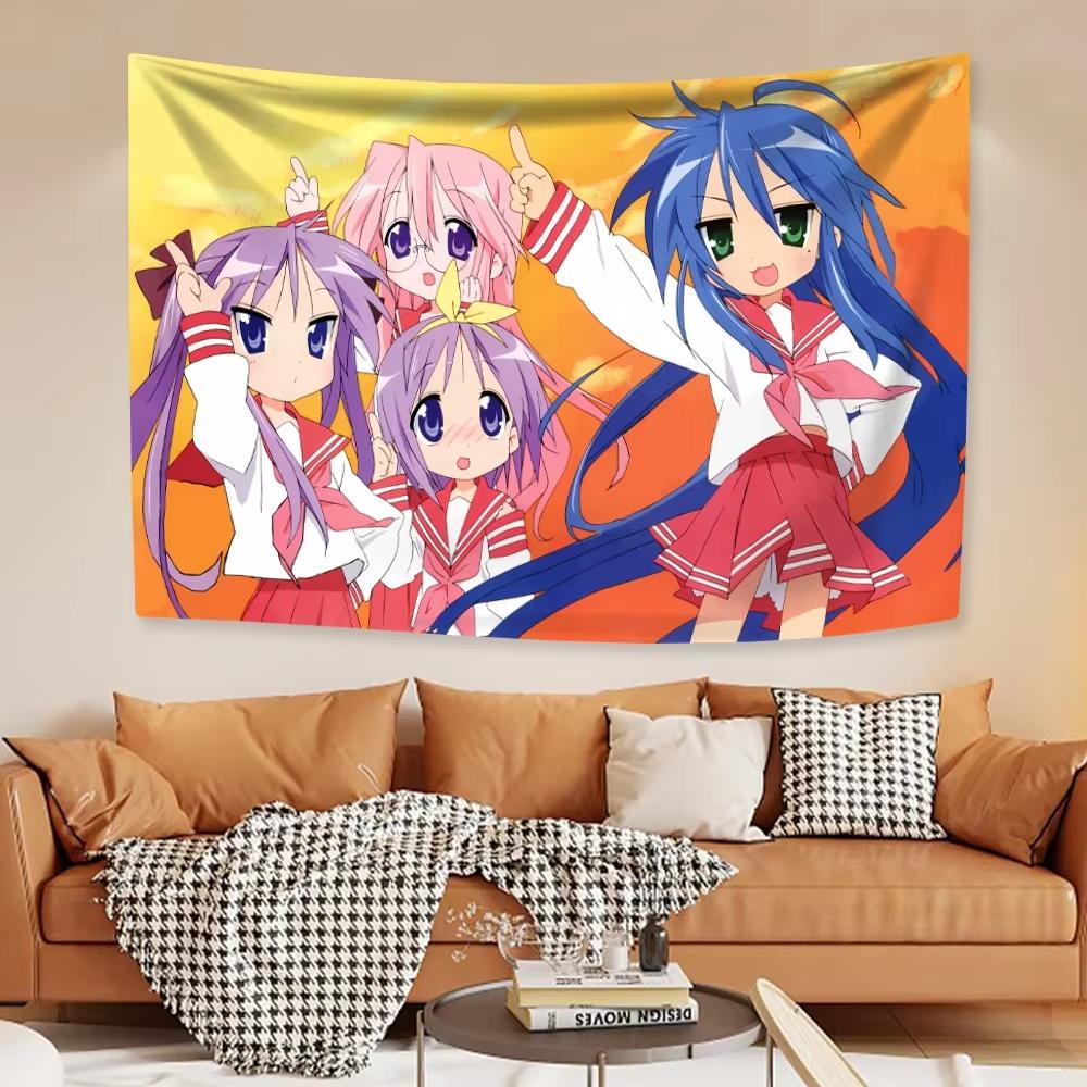 Lucky Star Izumi Konata Anime Kawaii Wall Tapestry Japanese Style Home Decor Hanging Carpet for Bedroom Background Cute Room 74x94cm(29x37in)
Lucky Star Izumi Konata Anime Kawaii Wall Tapestry Japanese Style Home Decor Hanging Carpet for Bedroom Background Cute Room 74x94cm(29x37in)
