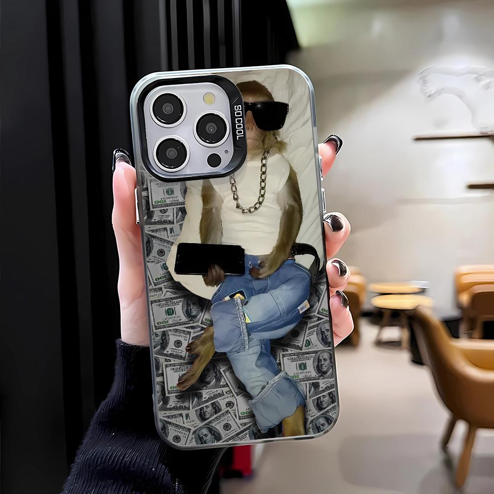 Sunglasses Monkey Money Printed Silicone Phone Case For iPhone 17 Air 16 e 15 14 13 12 11 Pro Max Plus Mini SE Mate Back Cover iPhone 15 Pro
Sunglasses Monkey Money Printed Silicone Phone Case For iPhone 17 Air 16 e 15 14 13 12 11 Pro Max Plus Mini SE Mate Back Cover iPhone 15 Pro