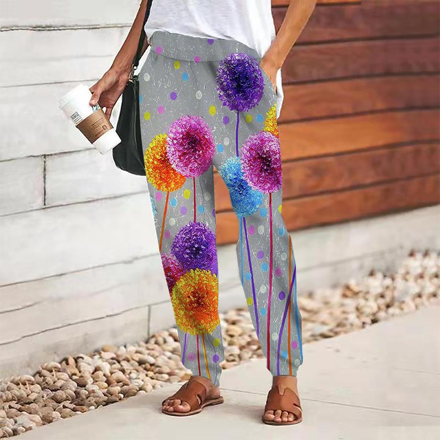 Женские брюки с цветочным принтом на шнуровке, с эластичной талией, свободные брюки, повседневные длинные брюки, брюки с карманами 8XL
Женские брюки с цветочным принтом на шнуровке, с эластичной талией, свободные брюки, повседневные длинные брюки, брюки с карманами 8XL
