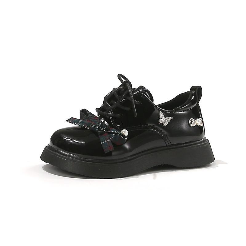Childrens Spring Patent Leather Shoes Fashion Bow Baby Girl Casual British Flats size 30 чорний
Childrens Spring Patent Leather Shoes Fashion Bow Baby Girl Casual British Flats size 30 чорний