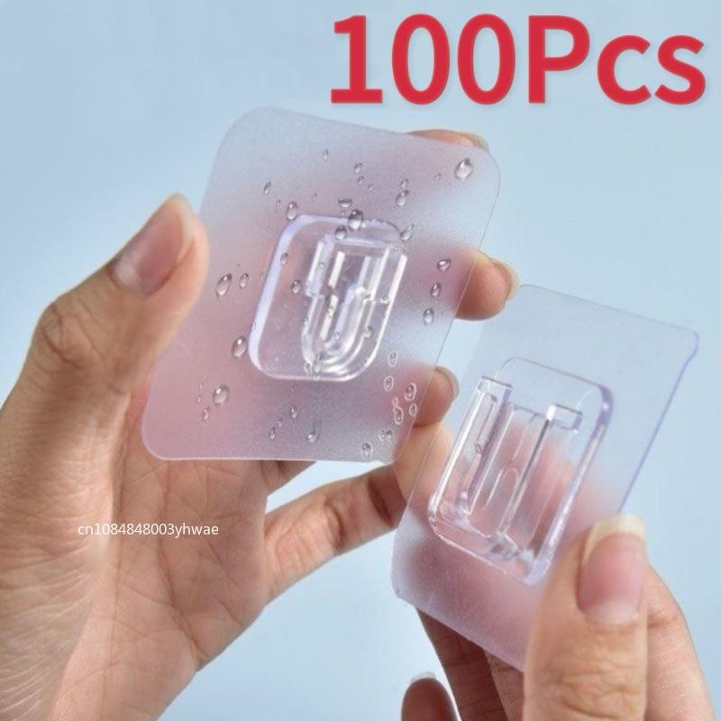 5-50Pairs Multi-purpose Double-Sided Adhesive Wall Hooks Transparent Suction Cup Sucker Hooks Bedroom Kitchen Organizer Holders
5-50Pairs Multi-purpose Double-Sided Adhesive Wall Hooks Transparent Suction Cup Sucker Hooks Bedroom Kitchen Organizer Holders